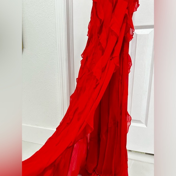 Rat & Boa Cecelia Dress in Red - Picture 11 of 14